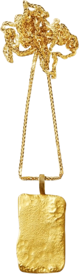 Paloma Tag Gold Necklace