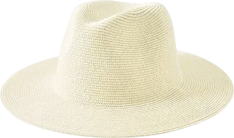 Wide Brim Straw Panama Hat