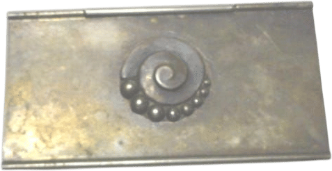 Vintage Napier Silver Tone Stamp Holder (1920s-40s)