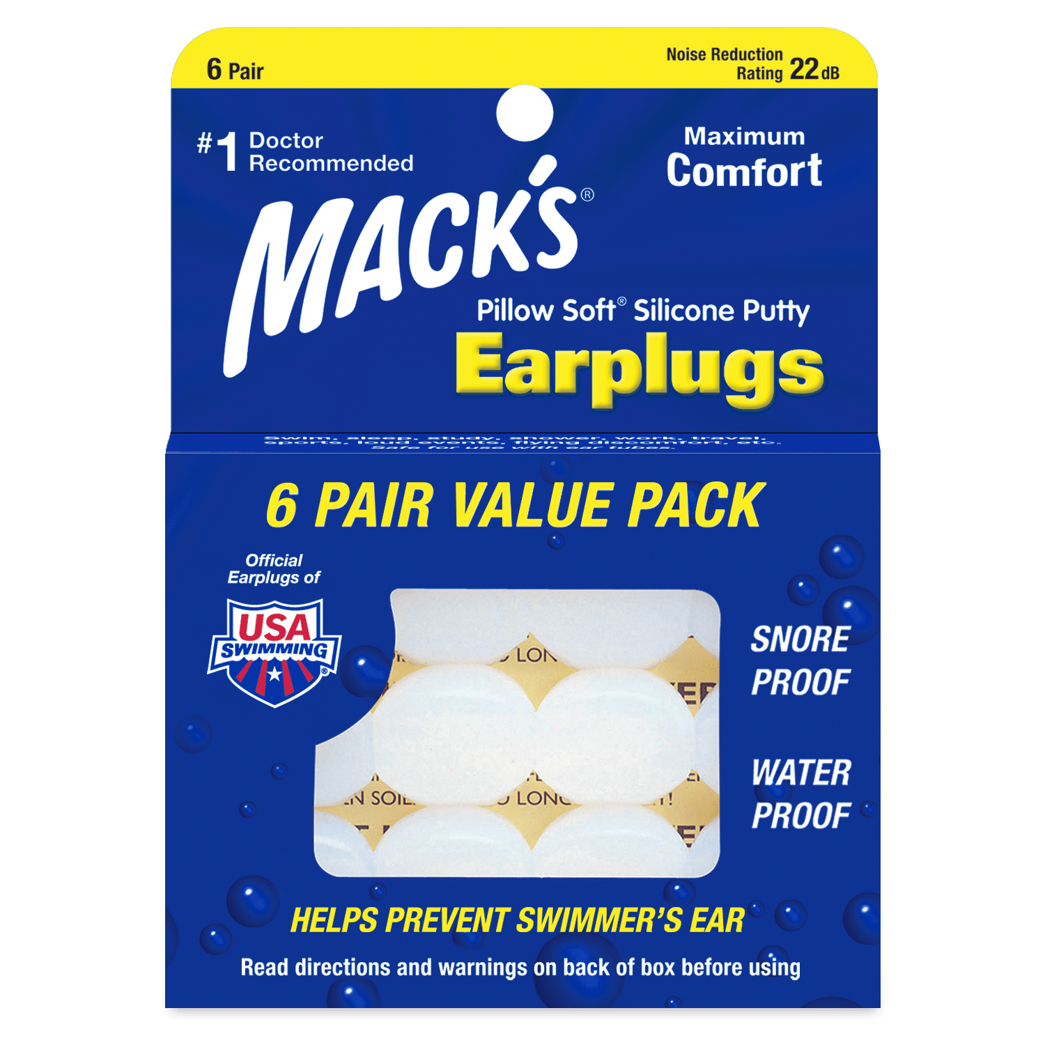 macks wax ear plugs