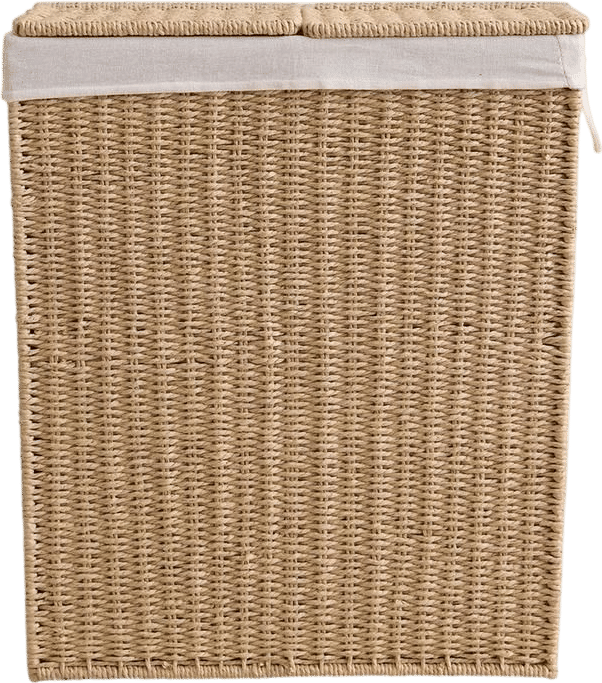 Zara Home Laundry Basket With Two Compartments