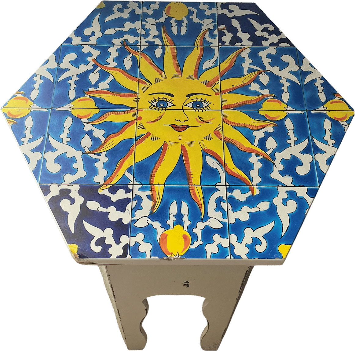 Hand Painted (?) Sun Table