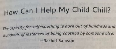 How Can I Help My Child Chill?