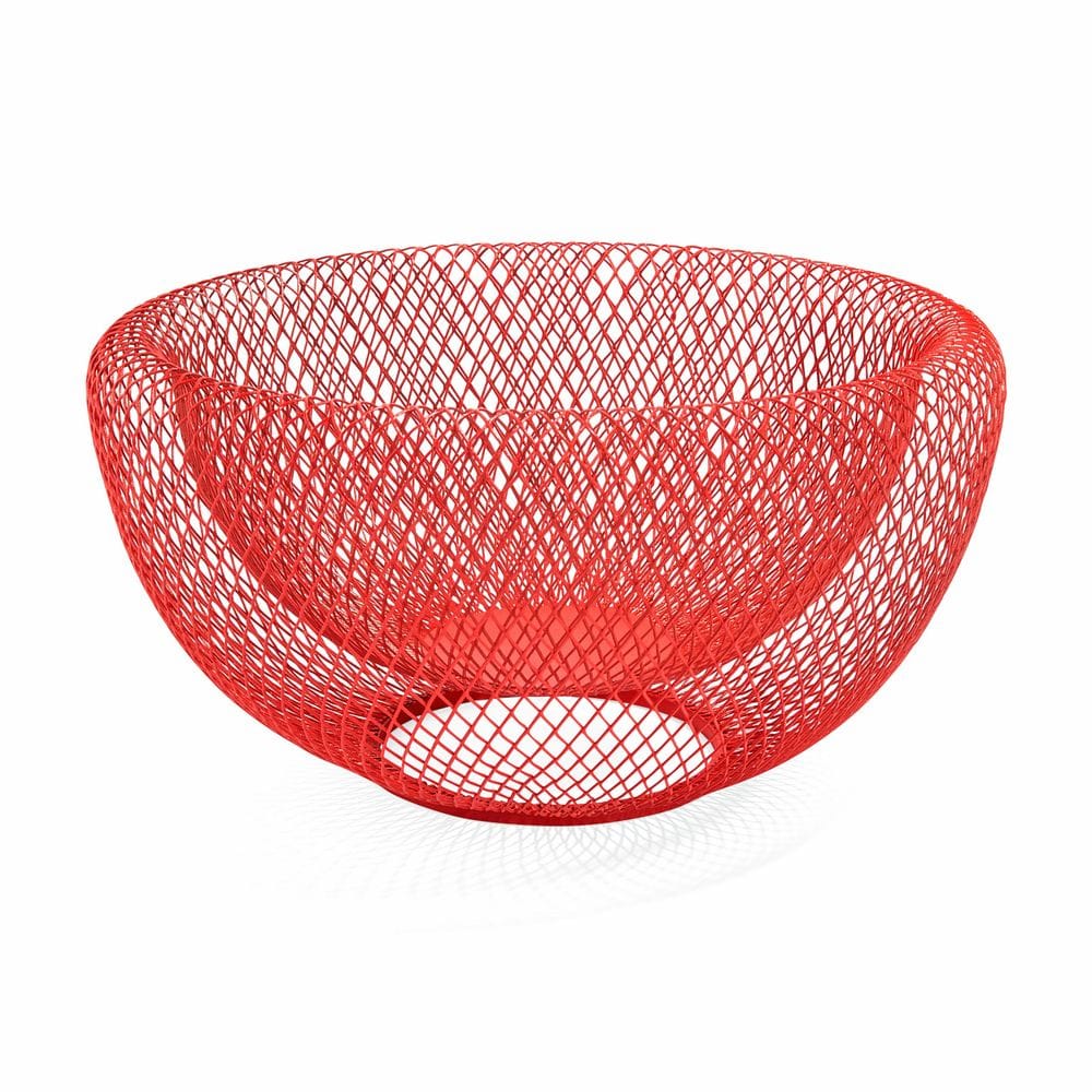Wire Mesh Bowls - Red