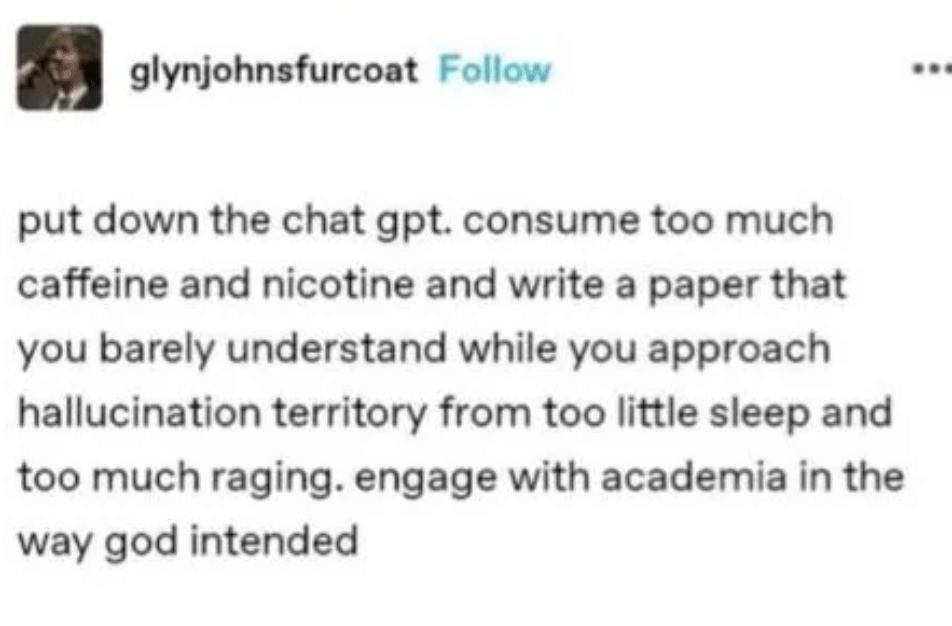 put down the chat gpt