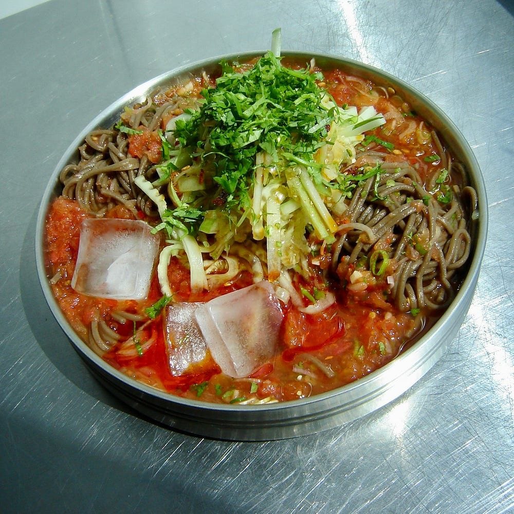 Chilled Tomato Noodles Recipe
