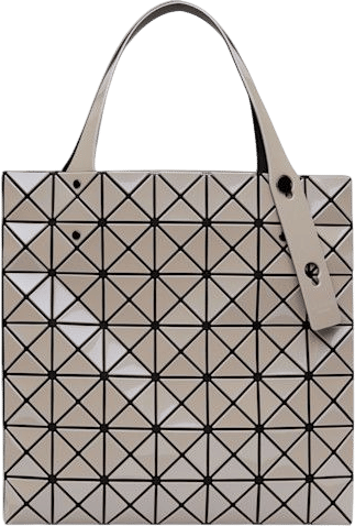 Bao Bao Issey Miyake Gray Prism Metallic Tote