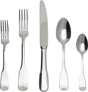 LUTECE 5 Piece French Flatware Set