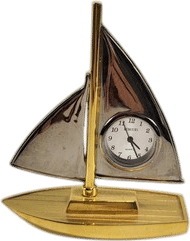 Art Deco Sail Boat Clock 