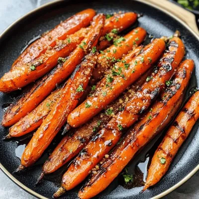 Grilled Carrots With Honey Brown Sugar Glaze Recipe