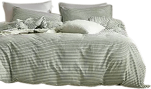 JELLYMONI Striped Duvet Cover Set