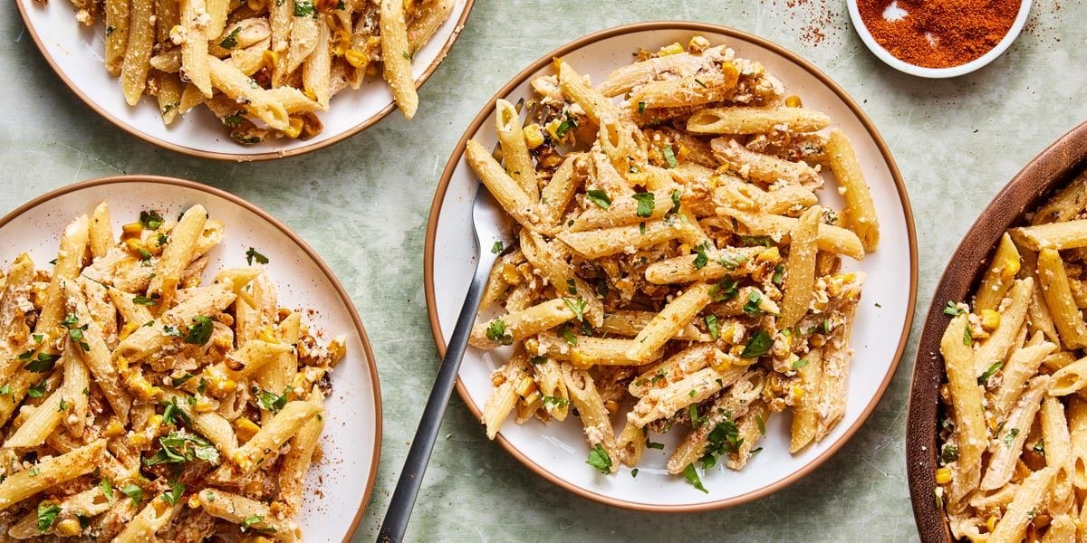 Street corn pasta salad