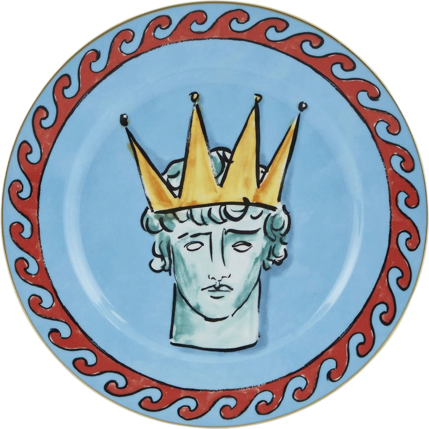 Ginori 1735 II Viaggio di Nettuno Blue Dinner Plate