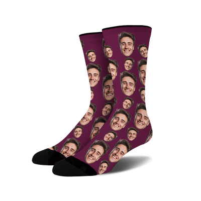 Custom Novelty Face Socks