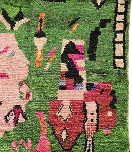 Handmade Moroccan Beni Ourain Rug