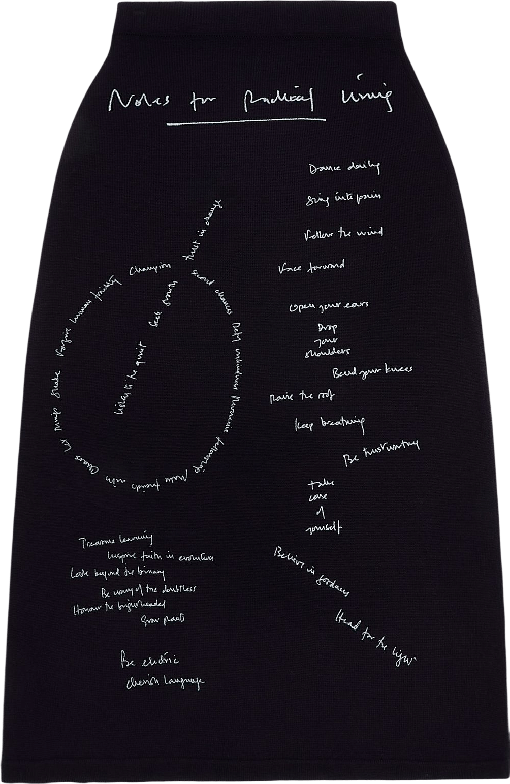 Notes For Radical Living Skirt