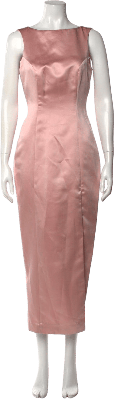Vintage Bateau Neckline Dress