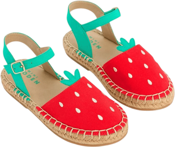 Novelty Espadrilles-Strawberry