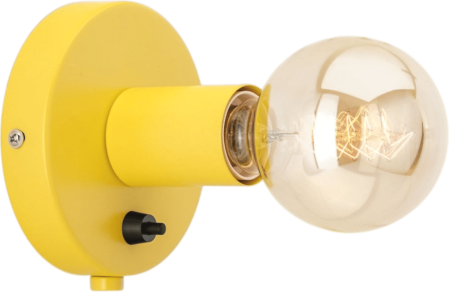 Ove Wall Sconce Yellow Flush Mount