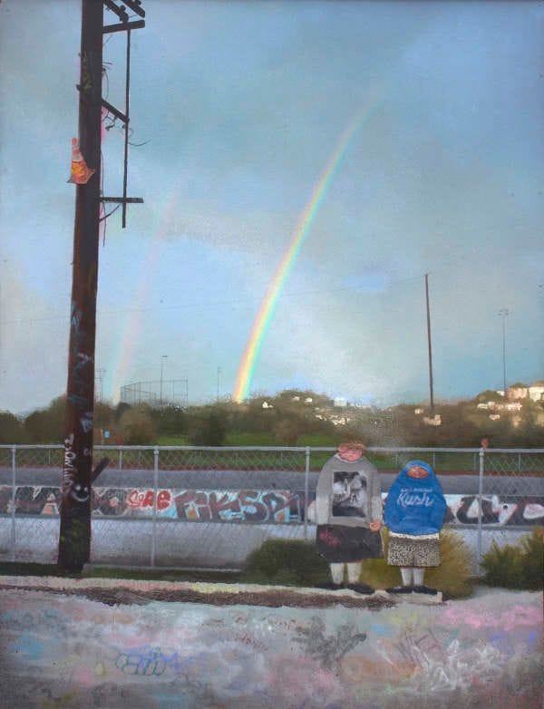 2 Foos and a Double Rainbow (2019) by Michael Alvarez