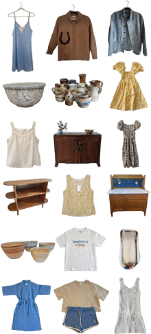 Window shopping on marketplace.