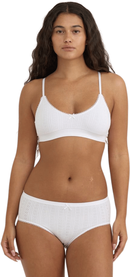 Organic Basics Pointelle Bralette
