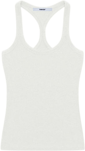 Angel Wool Tank in Milk