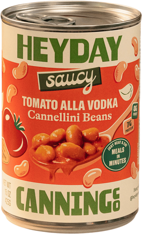 Heyday Canning Co. Tomato Alla Vodka Cannellini Beans
