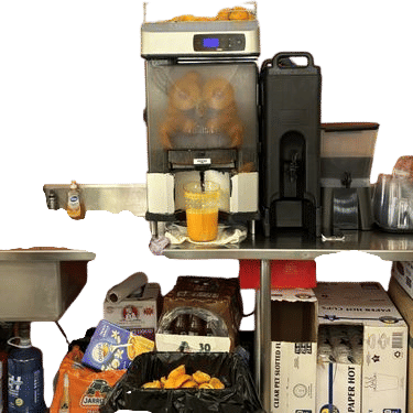 Orange juice from Delia’s