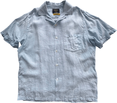Linen Camp Collar Shirt