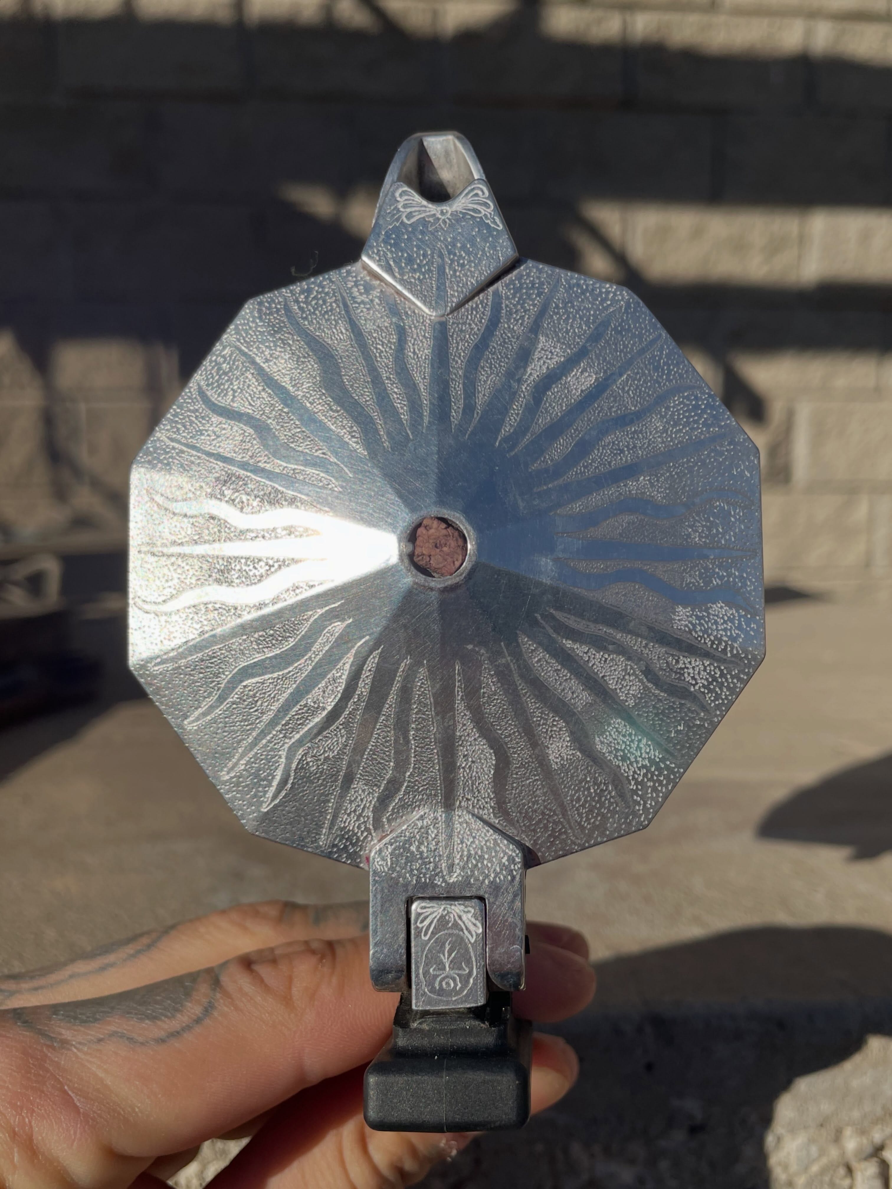 Engraved moka pot @Ootecaris