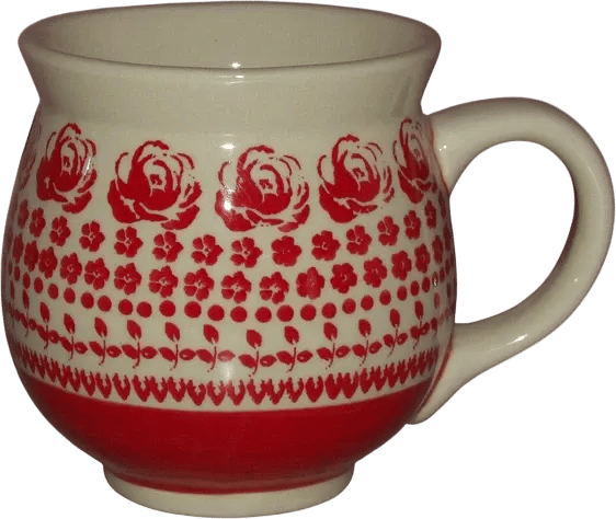 Polish Pottery 16 oz. Bubble Mug