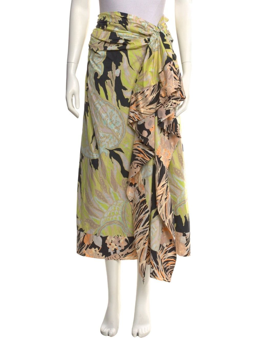 Floral Wrap Skirt