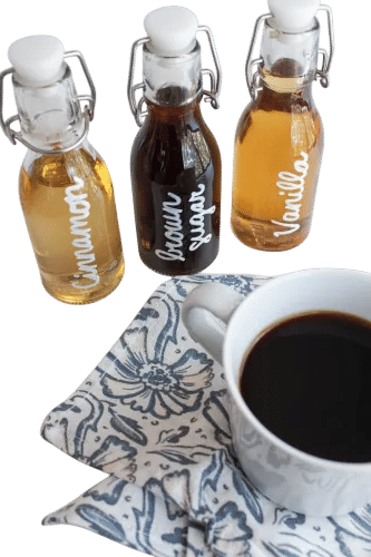 homemade coffee syrups😋😋😋