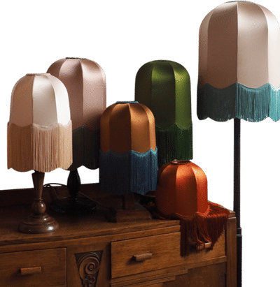 Walnut & Dusk Carousel Lampshade