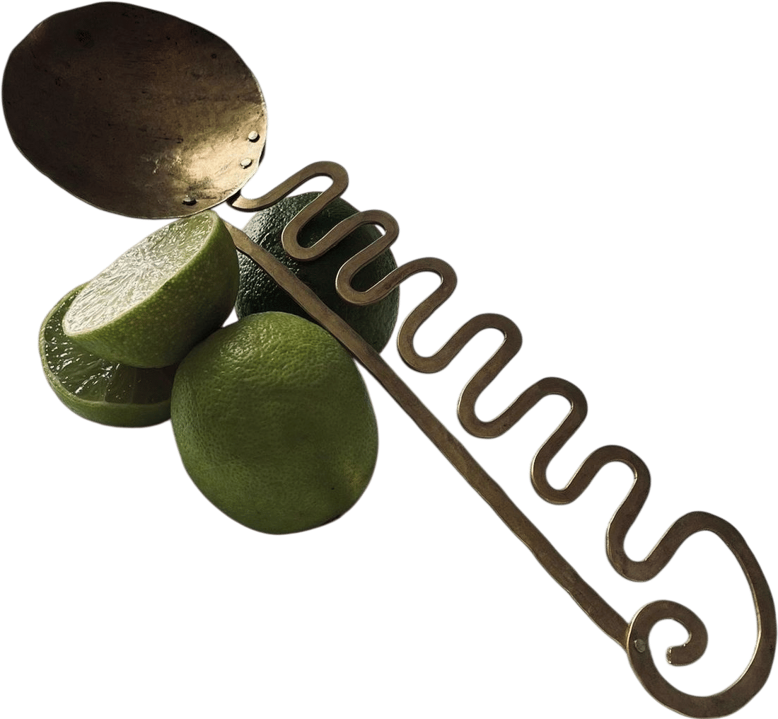 Hammered Serving Spoon