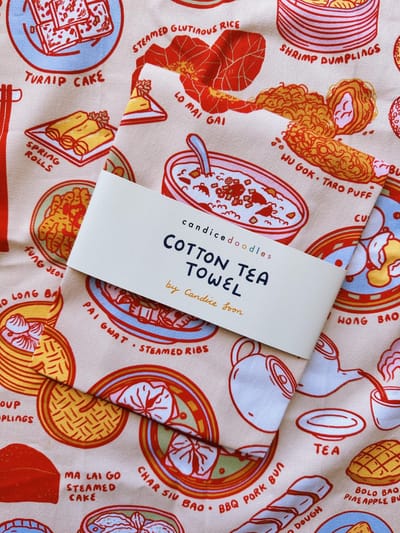 Dim Sum Tea Towel