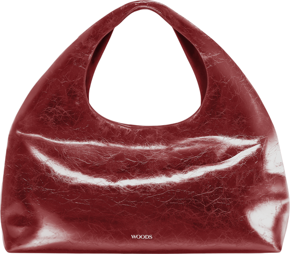 WOODS by Jordyn Burgundy Tote