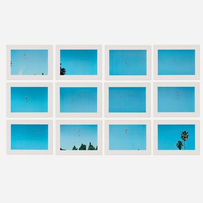 Throwing Three Balls in the Air to Get a Straight Line (Best of Thirty-Six Attempts) by John Baldessari