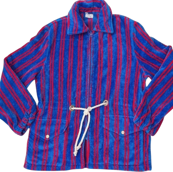 Vintage Striped Terry Jacket​