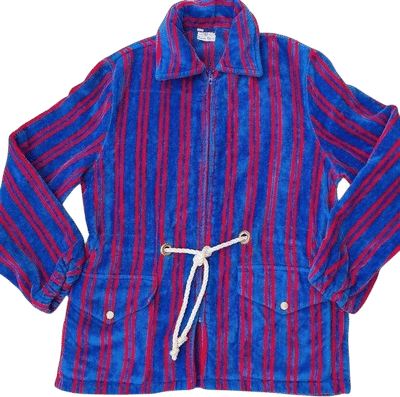 Vintage Striped Terry Jacket