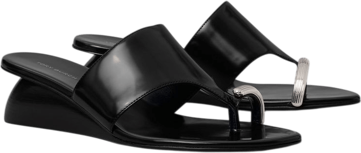 Pierced Wedge Sandal: Women's Shoes | Sandals | Tory Burch UK