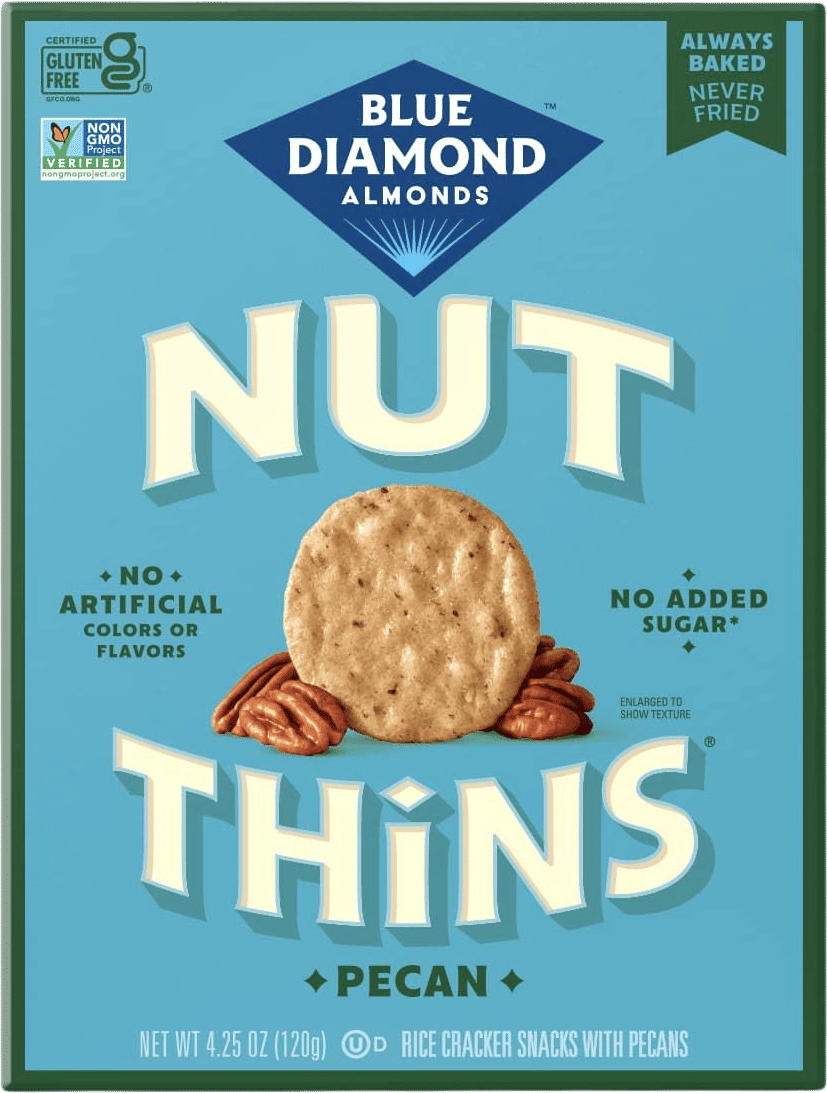Blue Diamond Nut-Thins Pecan Gluten-Free Crackers