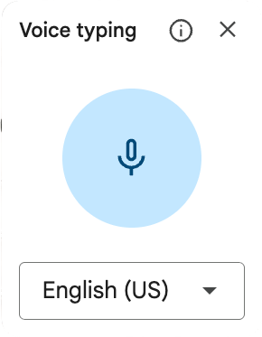 Voice Typing