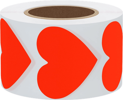 Heart Shaped Stickers