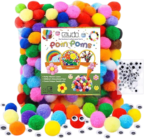 Puff balls (aka mini Pom Poms) can do anything!