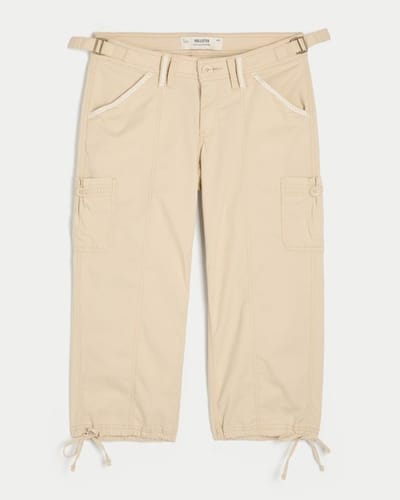 Andi Lace-Trim Capri Pants