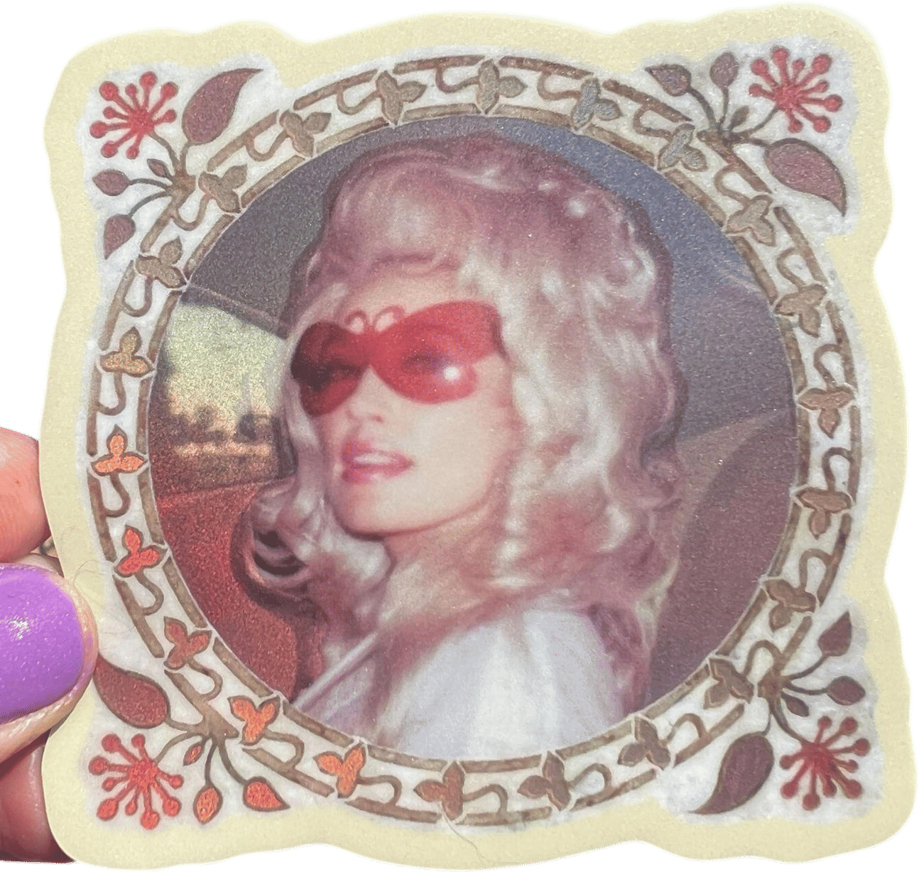 Butterfly Shades Sticker