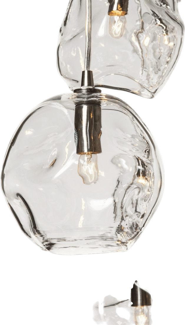John Pomp Clear Glass Pendant Lights