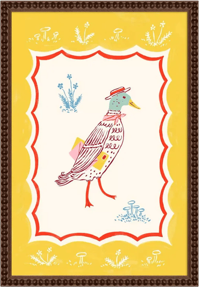 M. Philippe Mallard Sends a Letter Wall Art